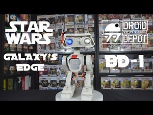 Lets check out the BD-1 Interactive Remote Control Droid from Galaxy's Edge