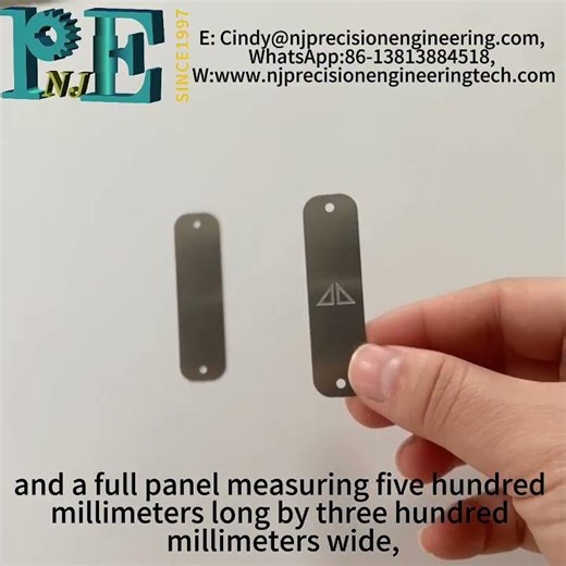 Custom Industrial Equipment 304 Stainless Steel AC Chemical Etched Name plate