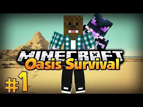 Minecraft - Oasis Survival - O noapte grea ! [Ep.1]