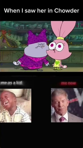 Panini's True Love for Chowder (she's a keeper 🤩😪😪) #chowder #panini #cartoon