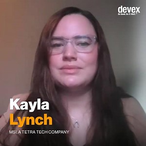 In a recent Devex career event, Kayla Lynch revealed what qualities candidates should have when applying for positions at Tetra Tech International Development Services and for roles in the wider global development sector. Tune in to the full recording of the event https://www.devex.com/news/how-to-make-your-job-application-stand-out-with-tetra-tech-recruiters-107234 #careers #roles #globaldev #jobs #video | Devex | Facebook