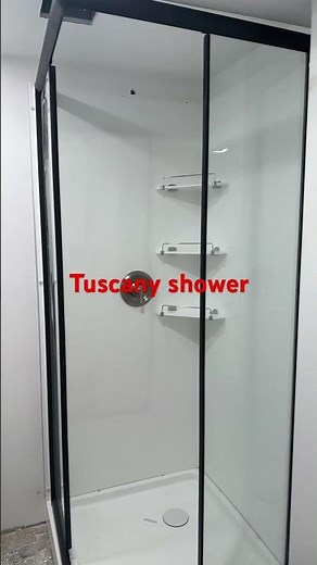 Tuscany shower installation