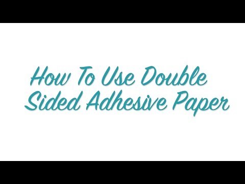 Perfect Glitter Every Time! How To Use Double Sided Adhesive Paper From Silhouette