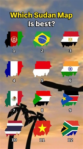 Which is the best Map of Sudan🇸🇩? #world #sudan #map #geography #flag #country #comment #memes #fyp