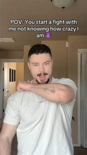 POV: You start a fight with me without knowing I’m crazy 😈 #satire