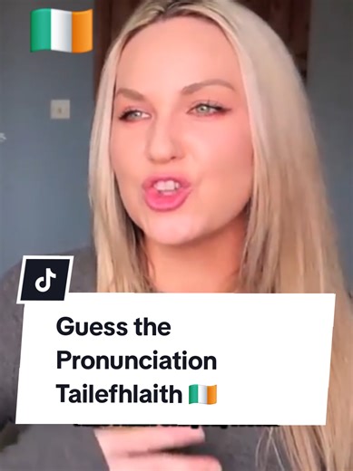 Guess the Pronunciation of this Irish Name - Tailefhlaith #ireland #irishlanguagecontent #irishnames #Irish #irishname