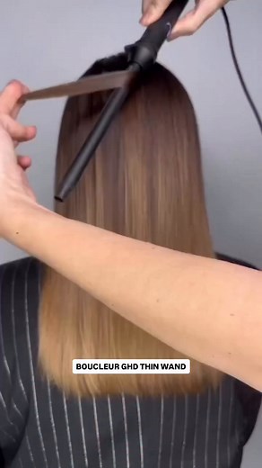 8.2K views · 29 reactions | Envie de boucles définies ? Le ghd curve thin wand est l’outil qu’il vous faut. ✓ Diamètre fin de 14 mm pour des boucles ultra définies ✓ Tenue jusqu’à 24h ✓ Température optimale de 185°C #GoodHairDay #ghd #ghdthinwand | ghd | Facebook