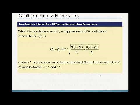 AP Statistics - Comparing Two Proportions