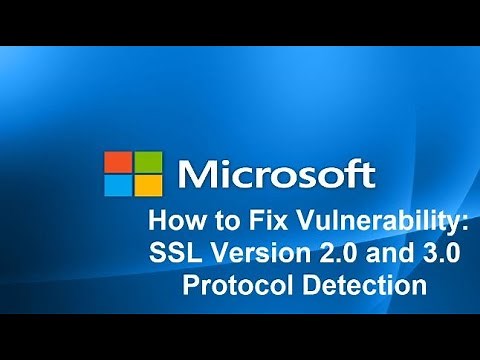 Vulnerability SSL 2.0 and 3.0 Protocol Detection