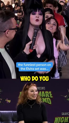 4.3K views · 26K reactions | Via @galaxycon  #elvira #elviramistressofthedark #galaxycon #cassandrapeterson | Elvira, Mistress of the Dark | Facebook