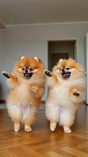 Cute Dogs Dancing Together – Funny and Adorable Pet Moment