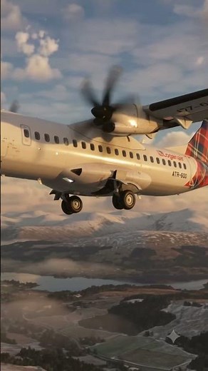 🏴󠁧󠁢󠁳󠁣󠁴󠁿 Scotland’s Airline Through the Clouds! ✈️ #Loganair #scotland