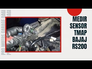 Medir sensor TMAP de una Bajaj RS 200 usando la especificación técnica del manual de fabricante