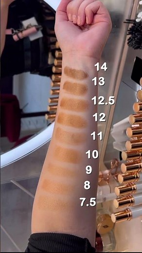 Swatching all shades of the New! Charlotte Tilbury Unreal Skin Sheer Glow Tint ✨