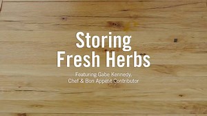 Nothing beats eating a meal prepared with fresh herbs. Watch and learn how to properly store your herbs so they last longer. | Gold Peak Tea