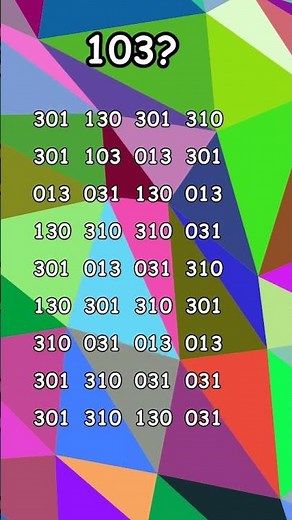 How to Find the Number 103 in a Tricky Puzzle Challenge
