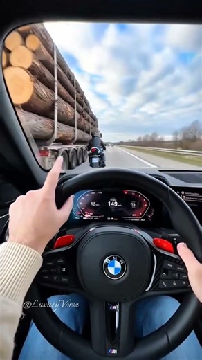 Inside BMW POV Drive on Highway | #short #trending #bmwm #luxurycar #fantasticcars