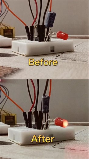 NE555 IC LED Blinking Experiment | Capacitor Change से Speed कैसे बढ़ी? 💡⚡