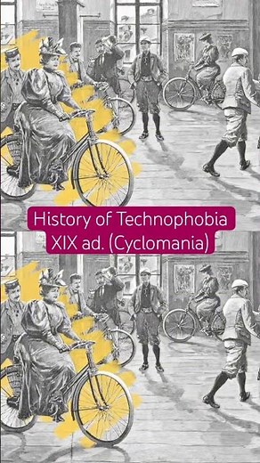 Cyclomania - History of Technophobia in XIX century