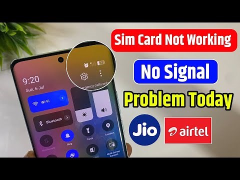 Jio sim card not working today | sim card not showing network | jio sim no signal problem