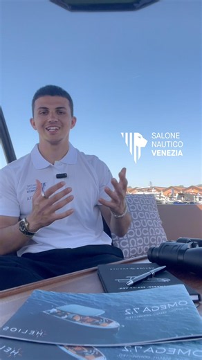 Our gen-zers showcasing the Helios Omega 7.2 at #salonenauticovenezia