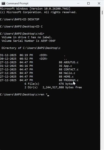 CMD Magic: Rename Multiple Files Instantly 🤯