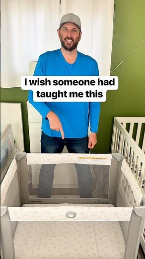 How to breakdown and put away a playpen #playpen #dad #babygear