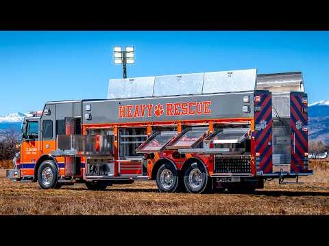 Clemson Fire/EMS Heavy Rescue #1308 Walk-Around Video