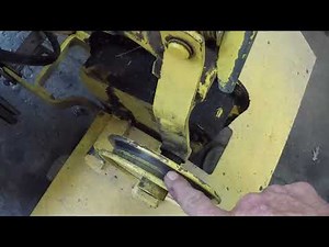 Tiller Mount on Simplicity and Allis Chalmers Garden Tractors #smallenginenation