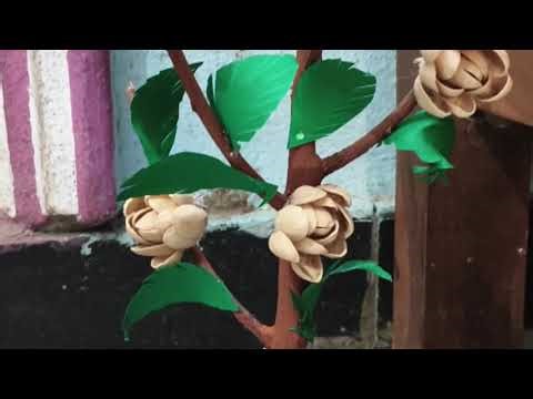 how to make pista shell craft