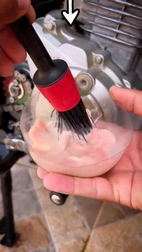 Life Hacks Motorbike 🏍️ Engine Refresh | Safe Cleaning with Foam & Brush 🪥