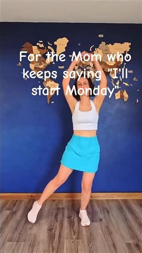 Low impact, standing workout — let's go together 👇 #homeworkout #shorts