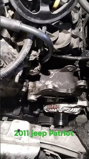 2011 Jeep Patriot alternator replacement.
