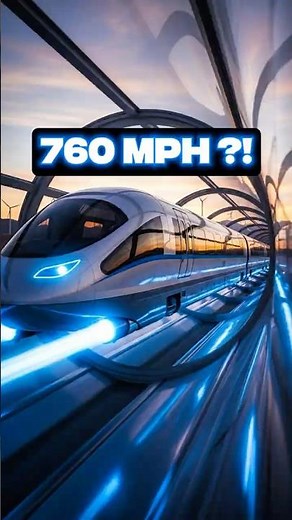 Elon’s HYPERLOOP: The Fastest Thing You’ve Ever Seen! 🤯 #shorts