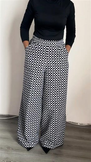 DIY palazzo pants | how to make a stylish palazzo | baggy pants #diysewing #sewing