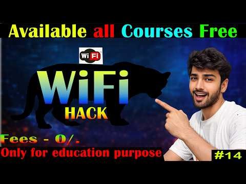 🔥 Lecture 14 Wi-Fi Hacking Free Course | Step-by-Step Live Demo (Educational Purpose Only) 🔥