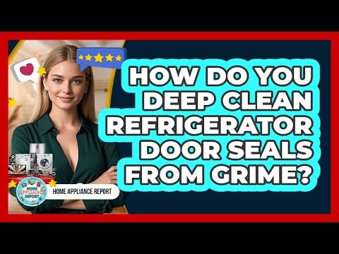 How Do You Deep Clean Refrigerator Door Seals From Grime? - Home Appliance Report