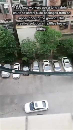 High-Rise Package Delivery Slide
