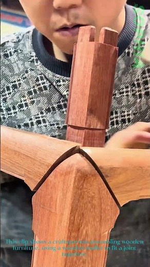 Wood Furniture Assembly: Perfecting the Join with a Mallet