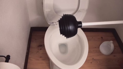 uptronic Toilet Plunger with Holder, Unique Plunger with All-Angle Design, Plungers for Bathroom with Holder, Toilet Plunger Heavy Duty (Black)