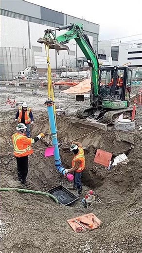 Domestic water line installation