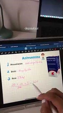 Calculo de dosis: Azitromicina - Pediatria #medicinageneral