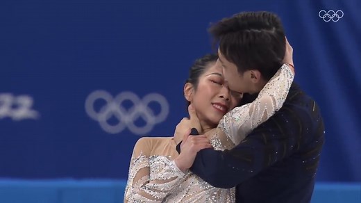 2.3M views · 77K reactions | Emotion on and off the ice. ⛸️❄️ Sui Wenjing and Han Cong went on to win the #Beijing2022 pair skating gold medal becoming the first Chinese #FigureSkating athletes to win a gold medal in this event since 2010! 磊 #WinterOlympics | Olympics | Facebook