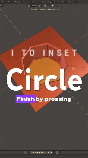 Unlock the secret to seamless circle creation in Blender with this easy hack! 🔓 #blendertips
