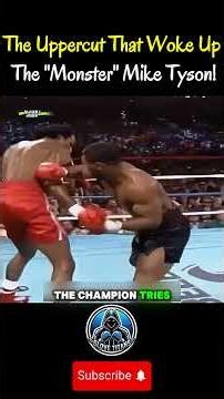 The Uppercut That Woke Up The "Monster" Mike Tyson! #boxing #miketyson