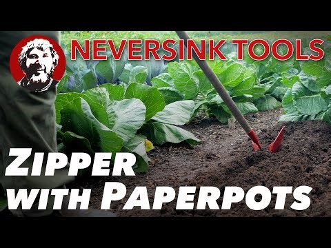 Paperpot Transplanting using the Zipper