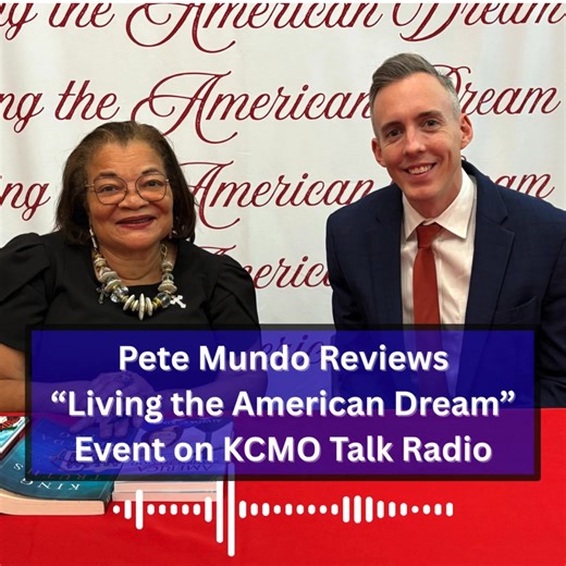 Pete Mundo on KCMO Talk Radio gives his thoughts on the Living the American Dream: A Conversation with Dr. Alveda King. LISTEN HERE! | Kansas Black Republican Council