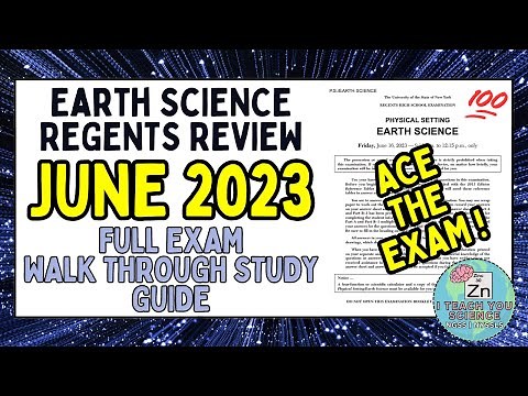 June 2023 Earth Science Regents Exam: Full Question-by-Question Walkthrough
