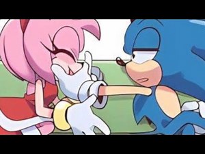 Sonic gives Amy a kiss | Sonic Comic Dub #sonamy 💙🩷