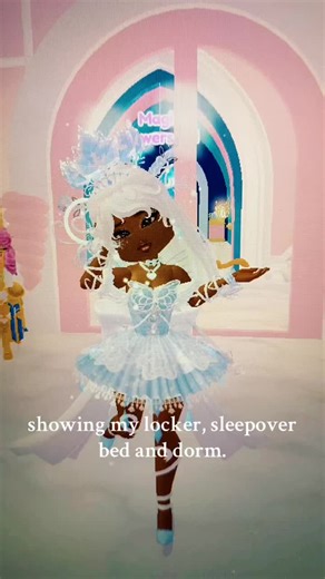 here is a video of my locker, sleepover bed and my dorm! I hope you like them. #fyp #roblox #foryou #royalehigh #viral #royalehighroblox #love #rh #fy #foryoupage #real 🤍🩵 (Plants in dorm is from @Mia) Locker inspiration: @•🌱senroyale🌱• x